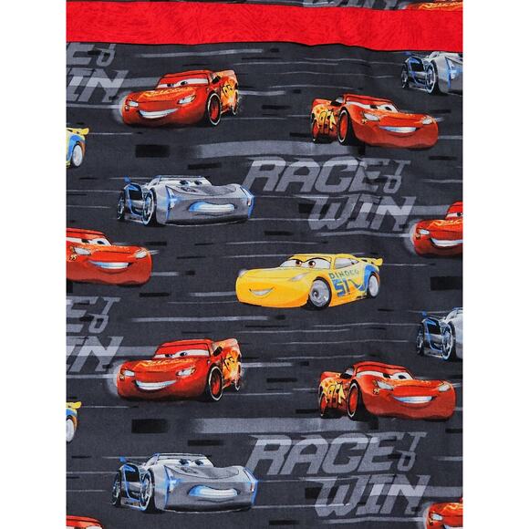 Mickey Mouse & Cars Race Win Standard Pillowcases Boy's Bedroom Kids x2 - Picture 4 of 9
